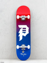 Load image into Gallery viewer, Primitive red n&#39; blue P&#39; Complete skateboard
