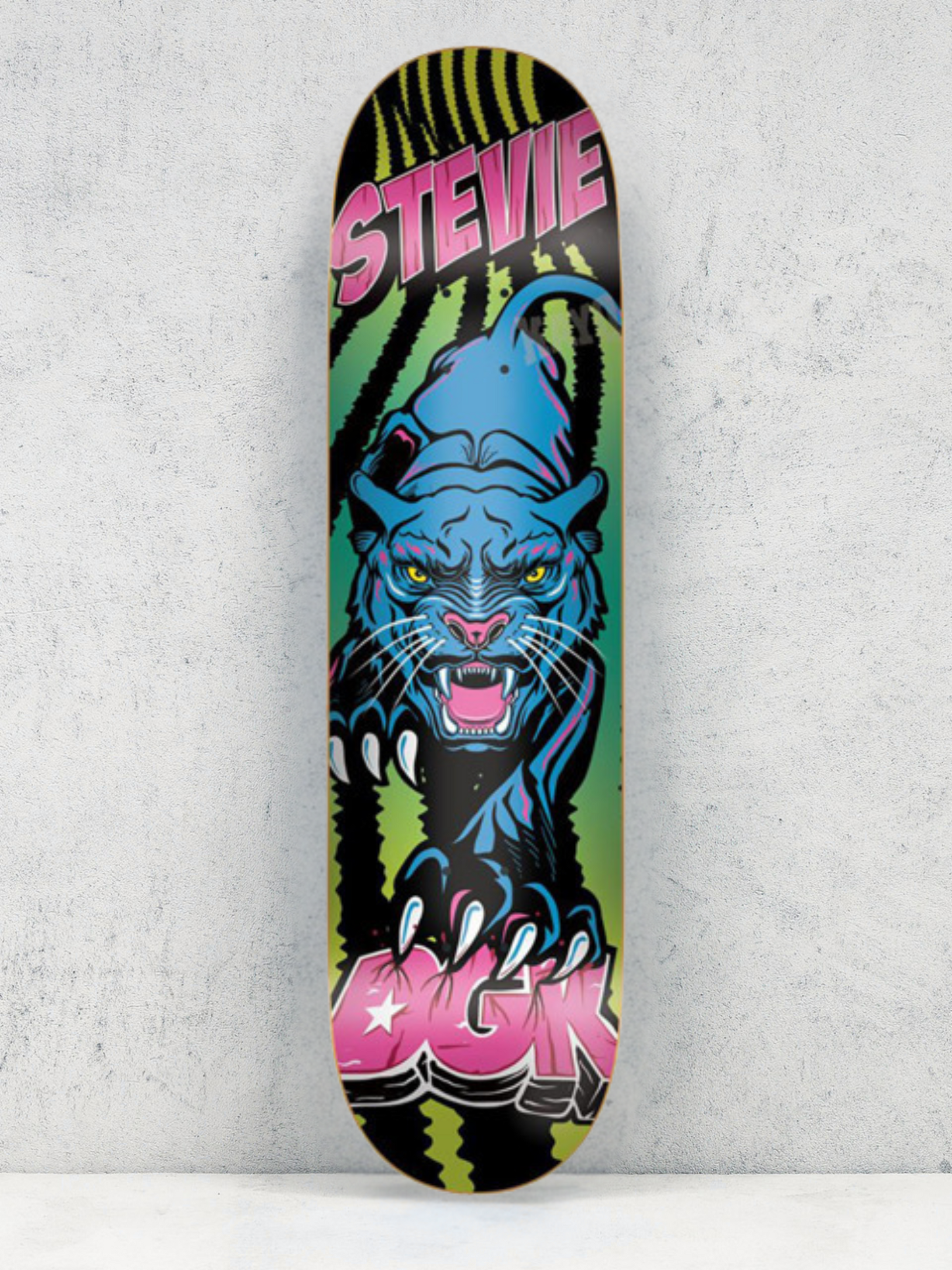 Skateboards DGK Deck Black Light Stevie Williams 8.25